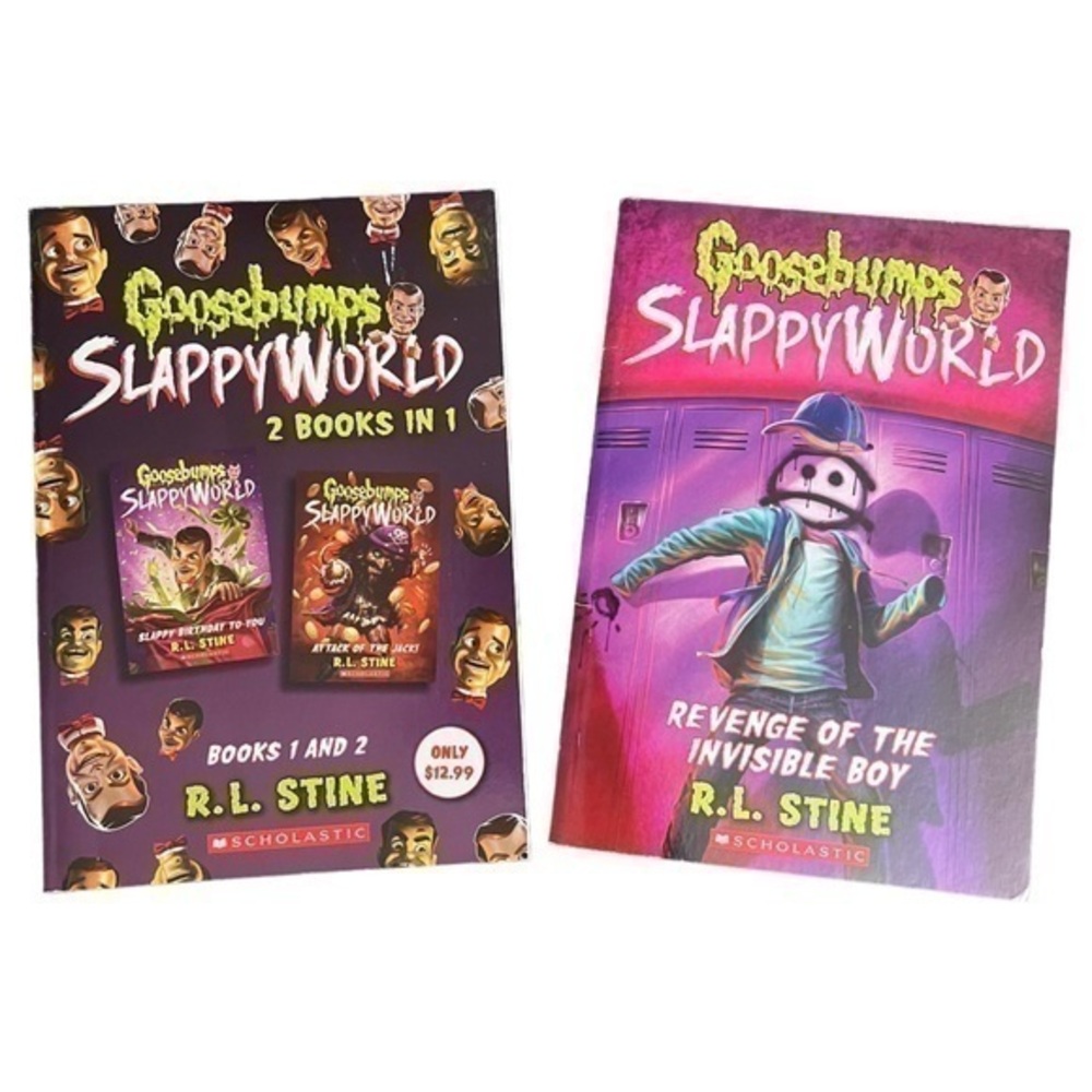 Lot of Goosebumps Slappyworld books - Attack of the Jack, Slappy Birthday to You